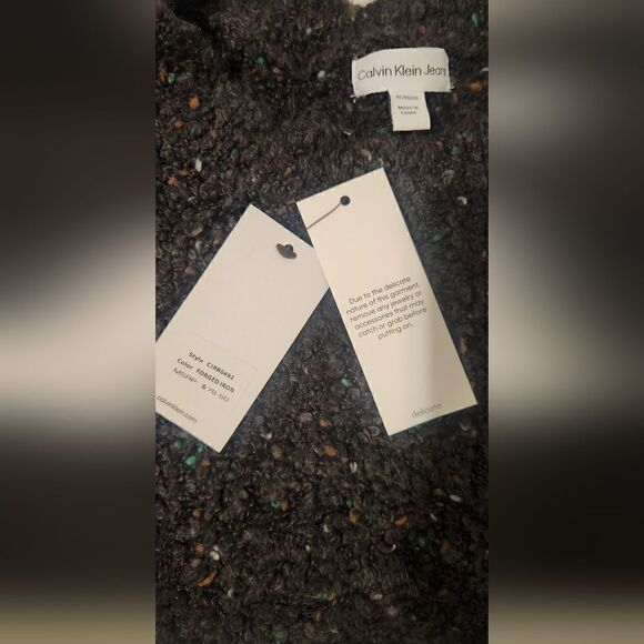 Calvin Klein Pullover Forged Iron Sweater Size Large - Picture 10 of 13